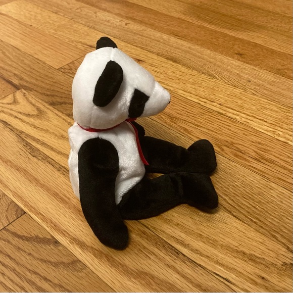 ⭐️ Vintage 1998 Fortune The Panda Bear Ty Beanie Baby - Picture 3 of 13